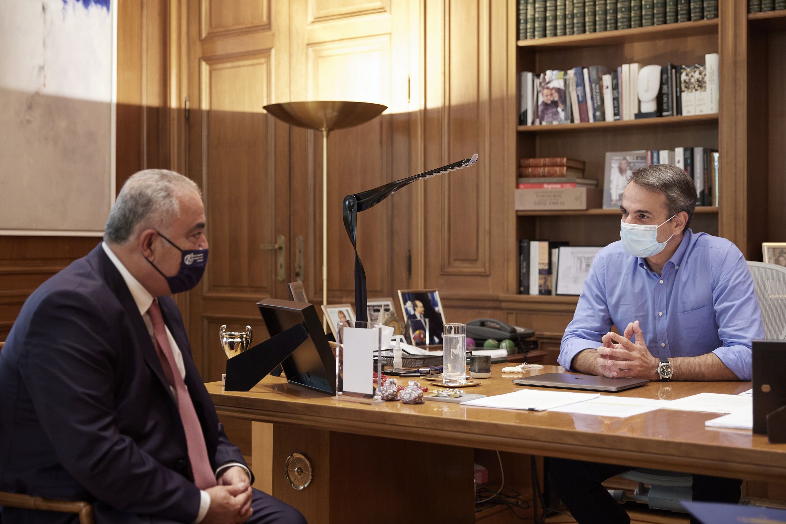 Κυριάκος Μητσοτάκης: Συναντήθηκε με τον Πρόεδρο της Κεντρικής  Ένωσης Επιμελητηρίων Ελλάδας