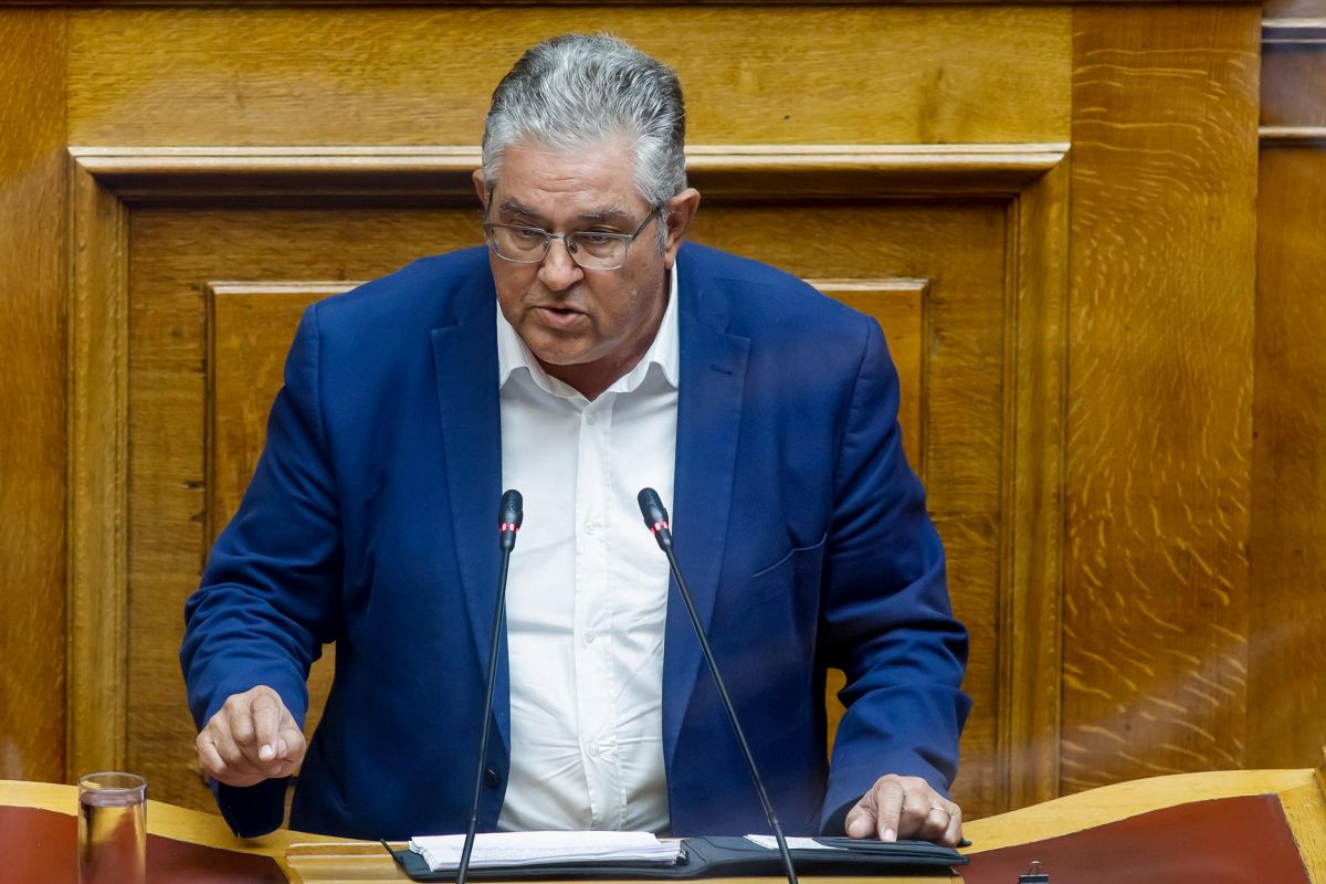 Κουτσούμπας: Η ελληνική κυβέρνηση φέρει τεράστιες ευθύνες που οδηγεί τον λαό σε πολεμικούς σχεδιασμούς