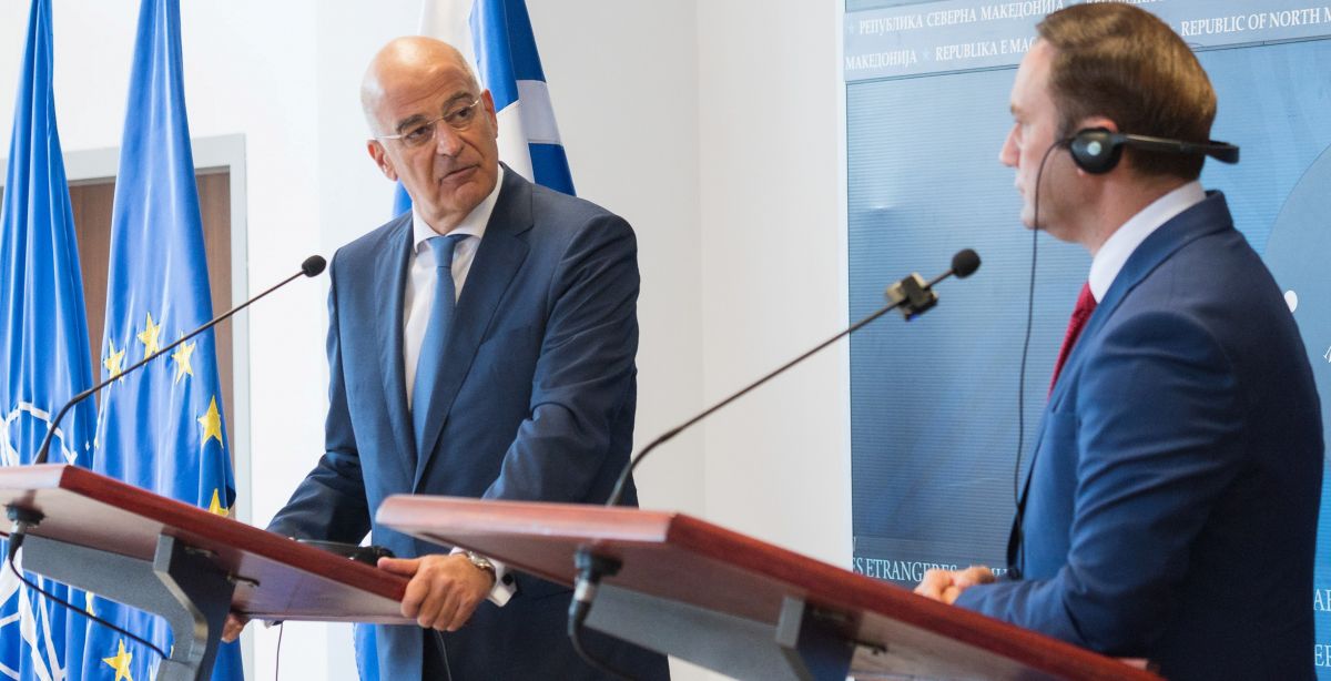 Δένδιας: Σε ανοδική πορεία η σχέση Ελλάδος και Βόρειας Μακεδονίας