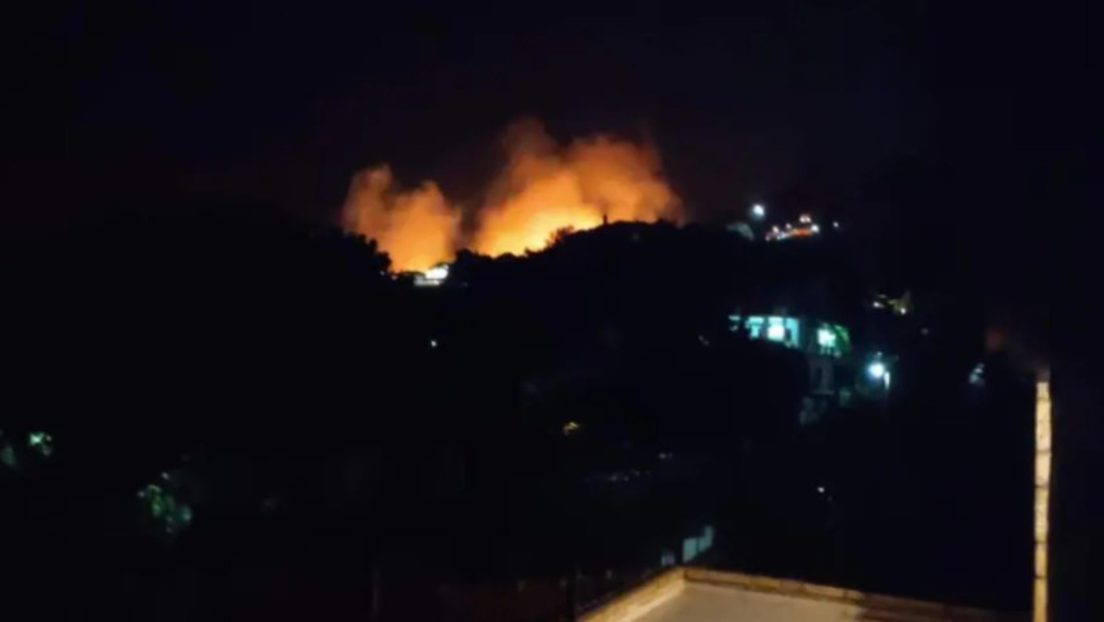 Φωτιά στην Κερατέα: Βρέθηκαν υπολείμματα φωτοβολίδας