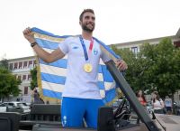 Ντούσκος: Υποδοχή ήρωα για τον Έλληνα ολυμπιονίκη Ντούσκος: Υποδοχή ήρωα για τον Έλληνα ολυμπιονίκη