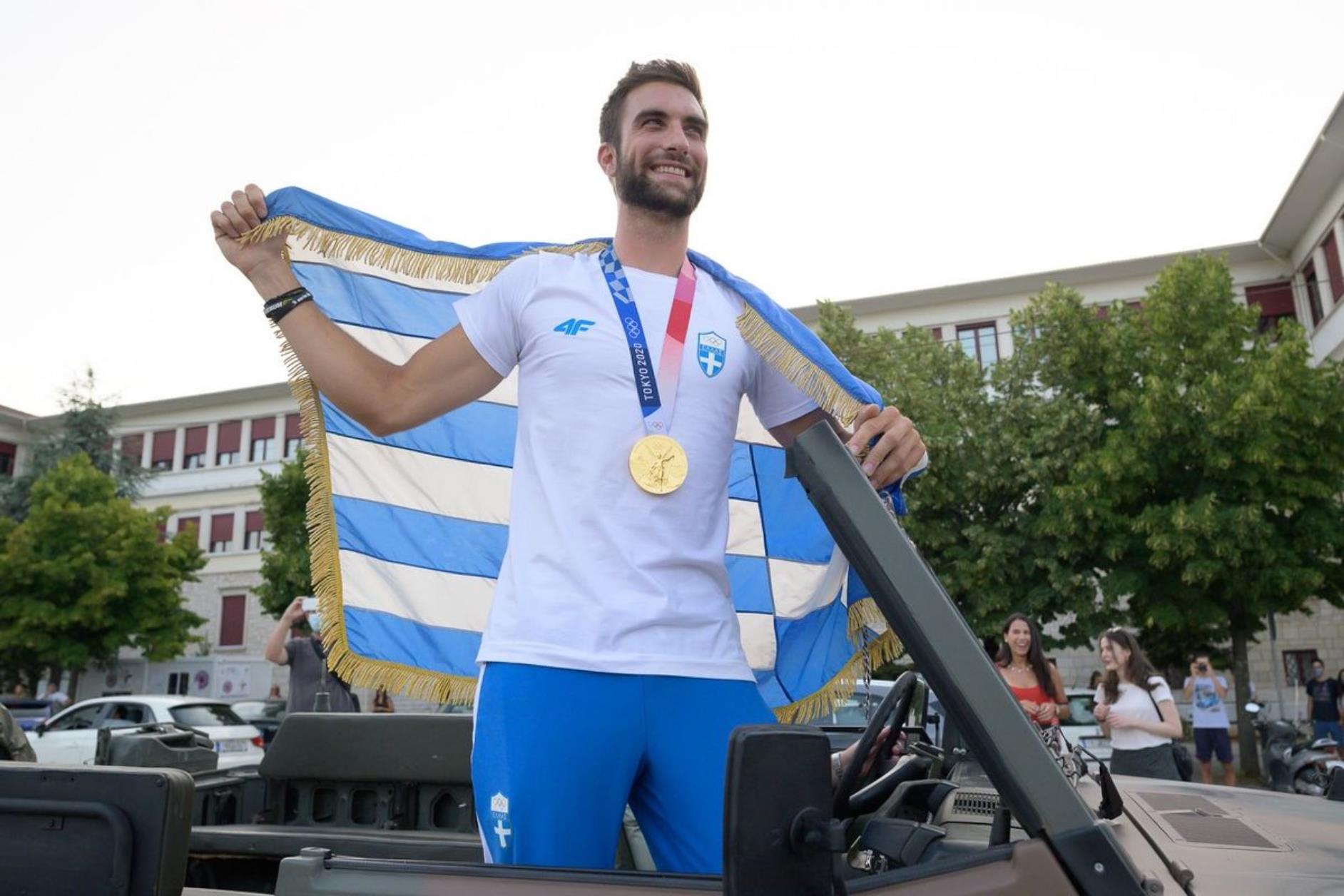 Ντούσκος: Υποδοχή ήρωα για τον Έλληνα ολυμπιονίκη