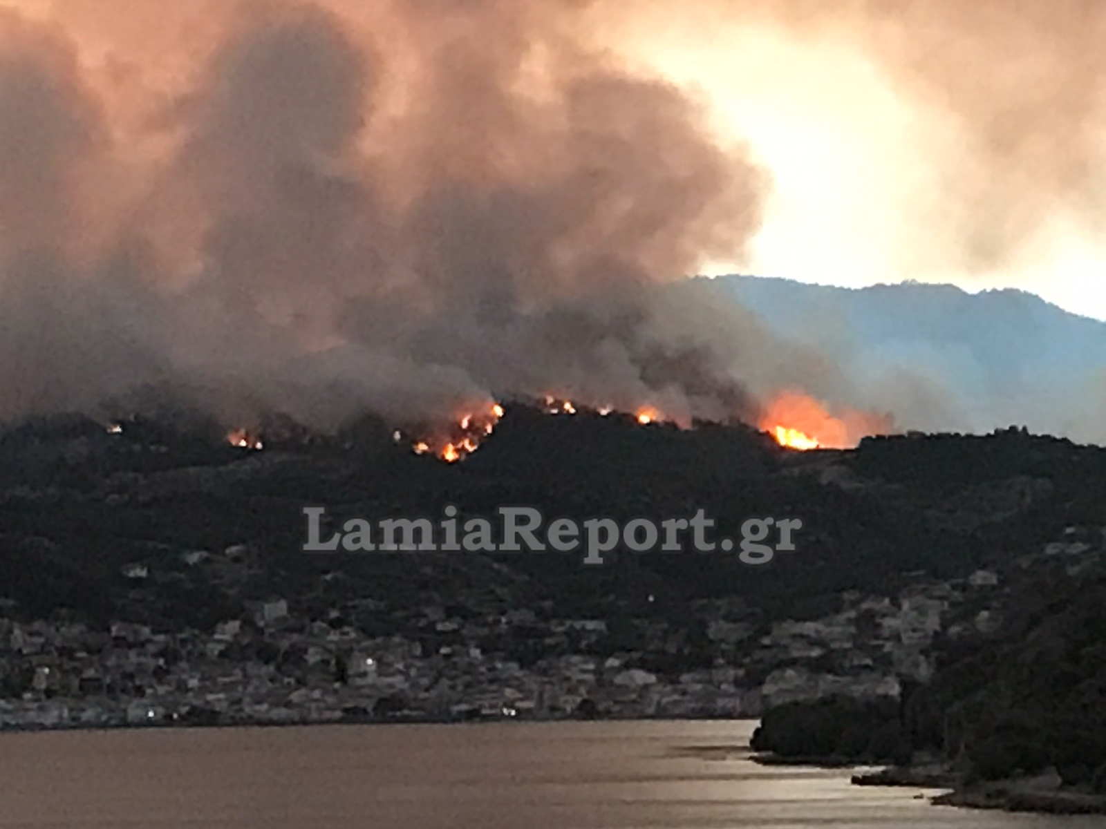 Φωτιά στην Εύβοια: Ξέφυγε η πυρκαγιά στη περιοχή