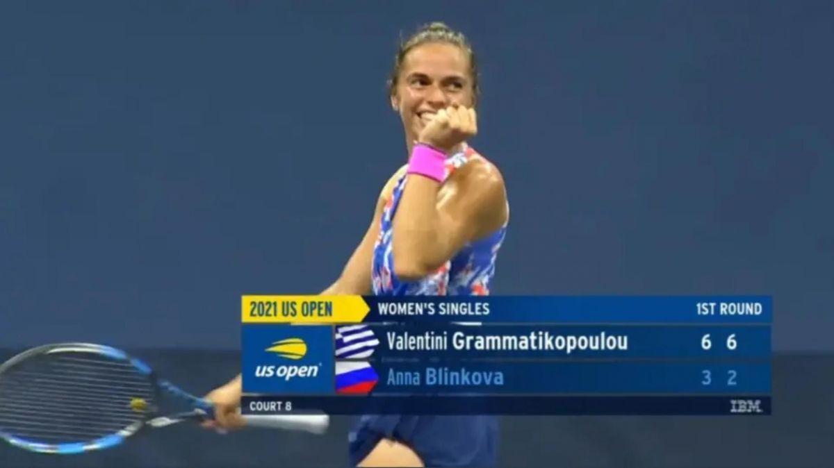 US Open: Επική πρόκριση για την Γραμματικοπούλου