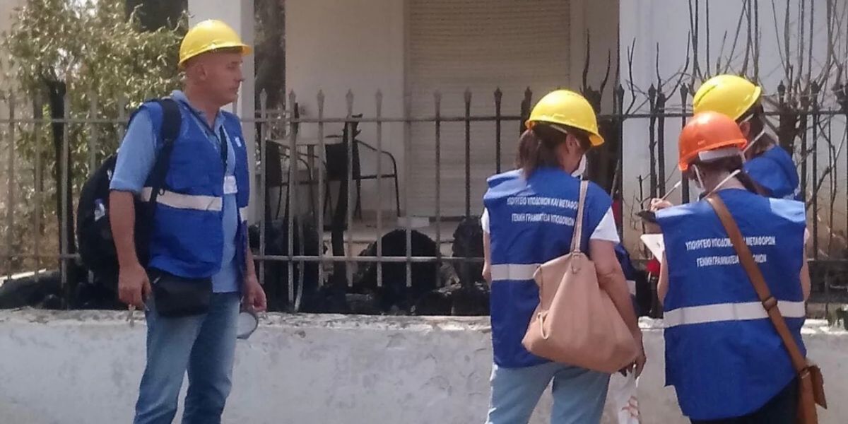 Φωτιές: Ξεκίνησαν οι καταγραφές ζημιών από το Υπουργείο Υποδομών