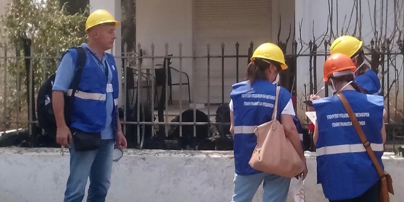 Φωτιές: Ξεκίνησαν οι καταγραφές ζημιών από το Υπουργείο Υποδομών