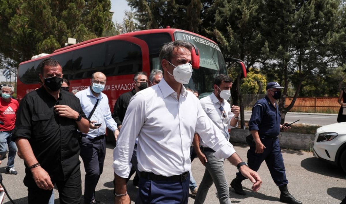Φωτιές στην Ελλάδα: Στο Κέντρο Επιχειρήσεων στο Χαλάνδρι μεταβαίνει ο Μητσοτάκης