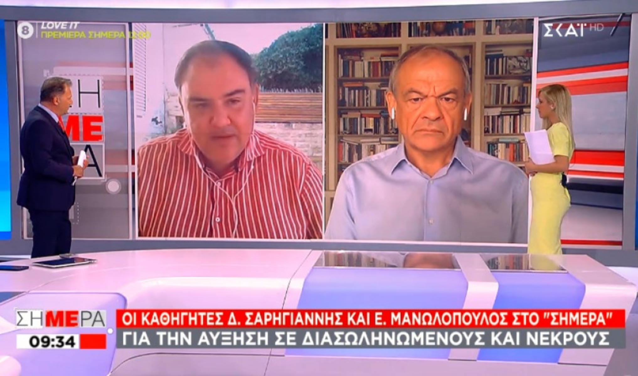 Σαρηγιάννης: Δυσοίωνη πρόβλεψη για Σεπτέμβριο με 8.000 κρούσματα τη μέρα