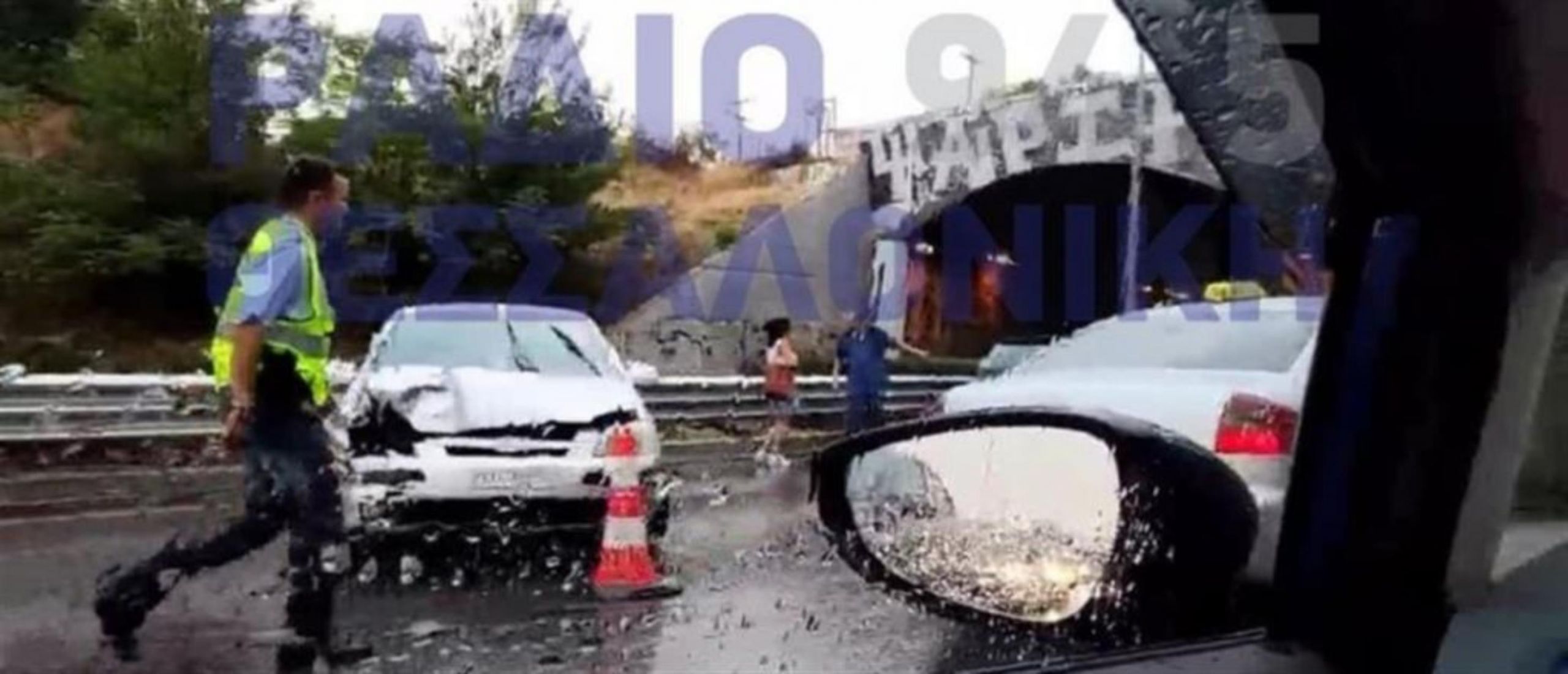 Θεσσαλονίκη: Απίστευτη καραμπόλα με πάνω από 14 οχήματα