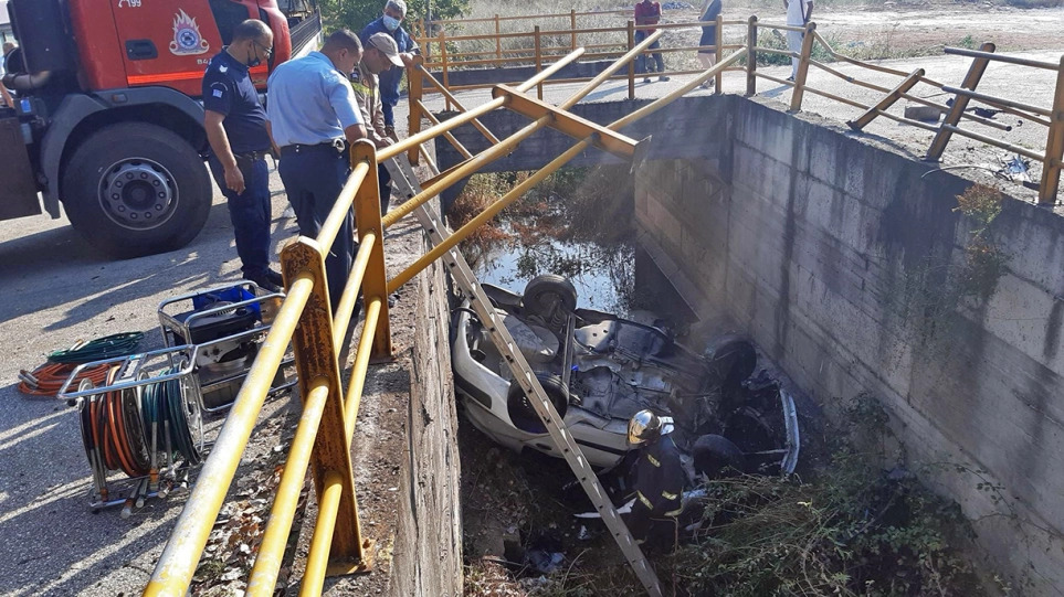 Καβάλα: Νεκρός οδηγός από πτώση σε αρδευτικό κανάλι