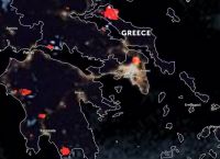 Φωτιά Ελλάδα: Απίστευτες εικόνες από τον δορυφόρο