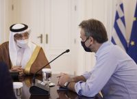 Μητσοτάκης: Συνάντηση με τον υπουργό Επενδύσεων της Σαουδικής Αραβίας