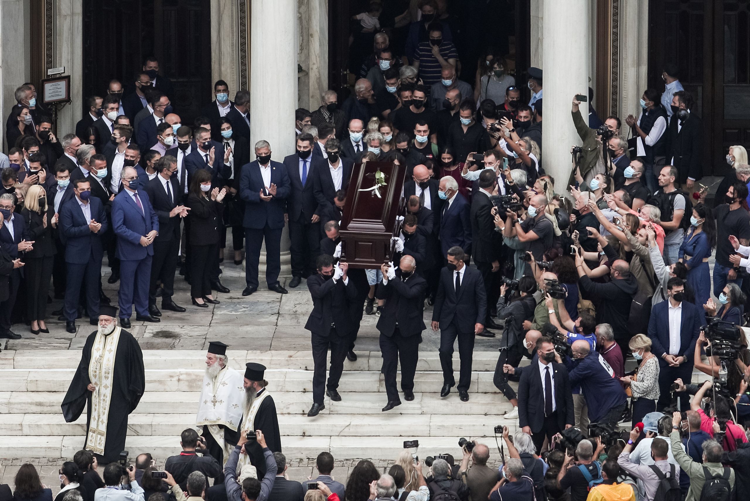 Μίκης Θεοδωράκης: Ολοκληρώθηκε η τελετή αποχαιρετισμού του