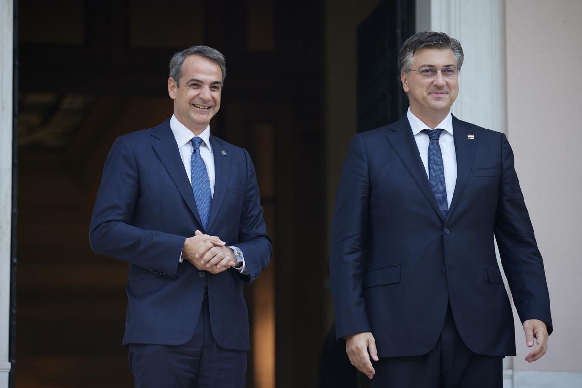 Κυριάκος Μητσοτάκης: Διμερείς σχέσεις και μεταναστευτικό στο επίκεντρο της συνάντησης με τον Πλένκοβιτς