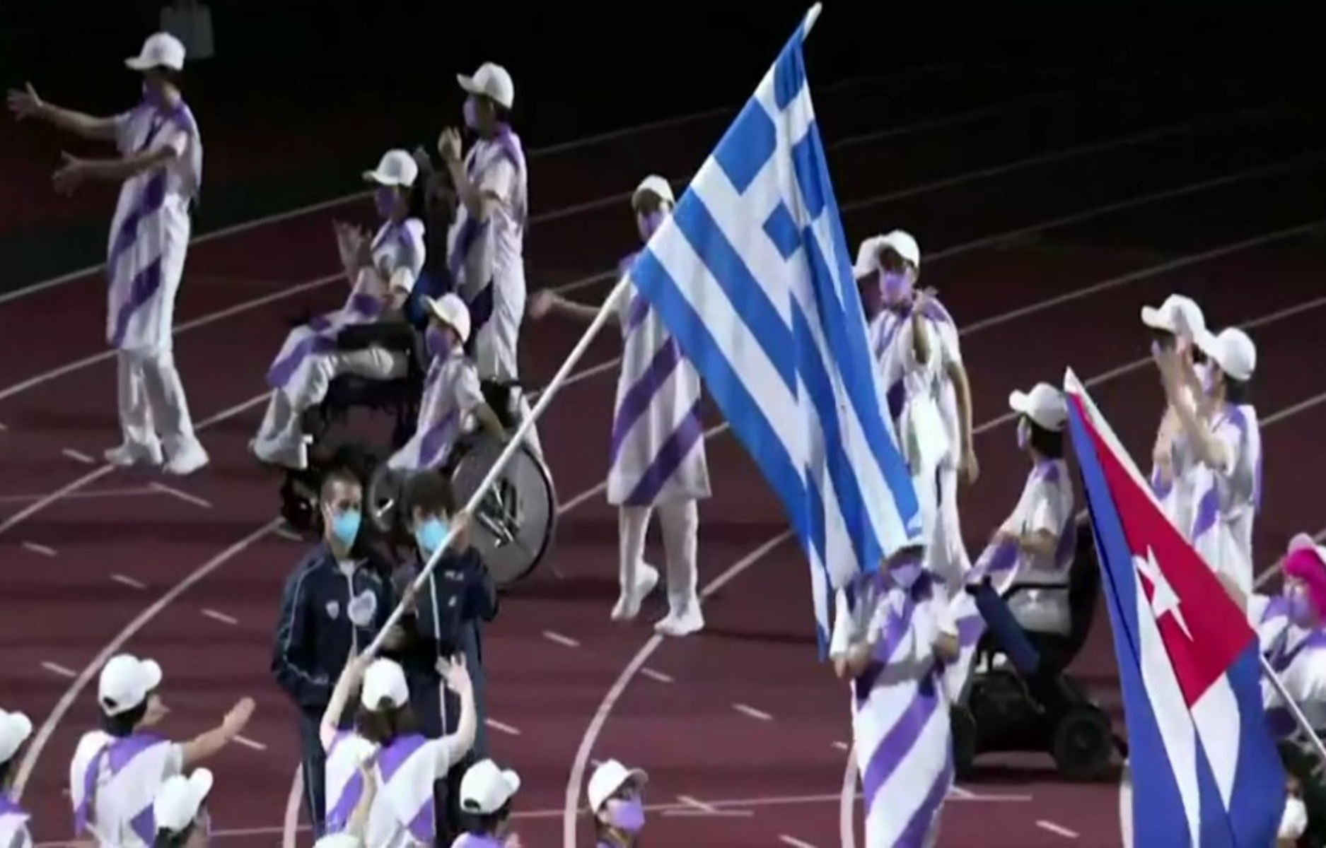 Παραολυμπιακοί Αγώνες: Η είσοδος Ελλάδας και Κύπρου στην τελετή λήξης