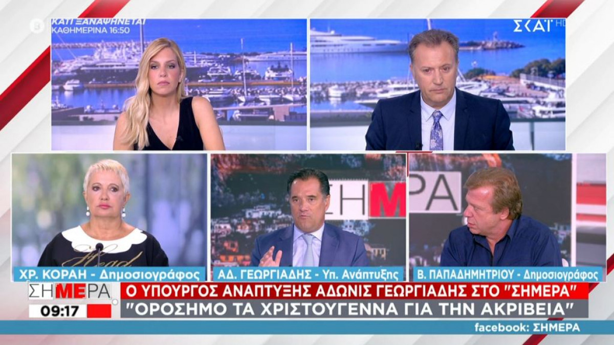 Άδωνις Γεωργιάδης: Μείωση φόρων και εισφορών για την απορρόφηση των αυξήσεων