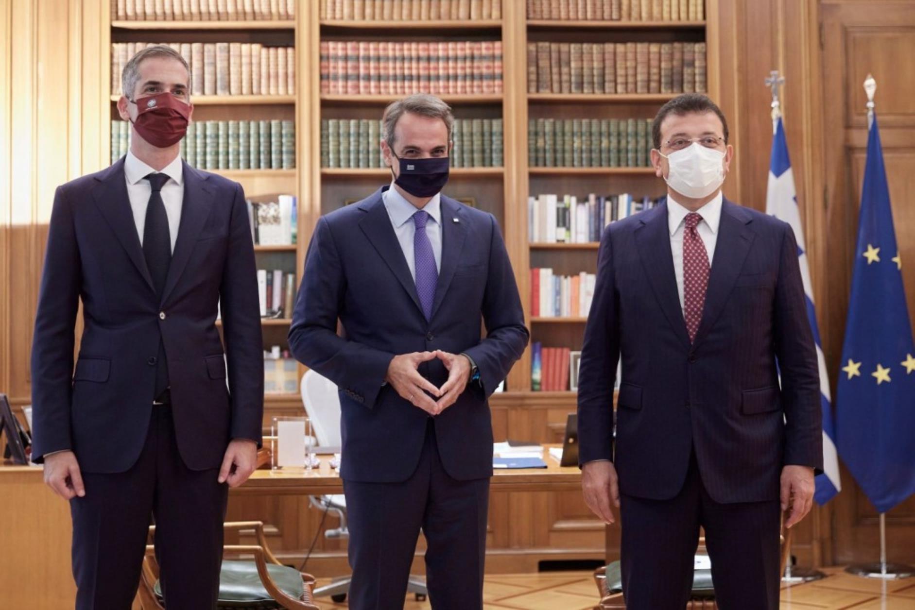 Μητσοτάκης: Συνάντηση με Ιμάμογλου – Μπακογιάννη για τη συνεργασία Αθήνας και Κωνσταντινούπολης
