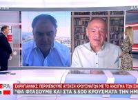 Σαρηγιάννης: Πρόβλεψη σοκ για 5.000 κρούσματα