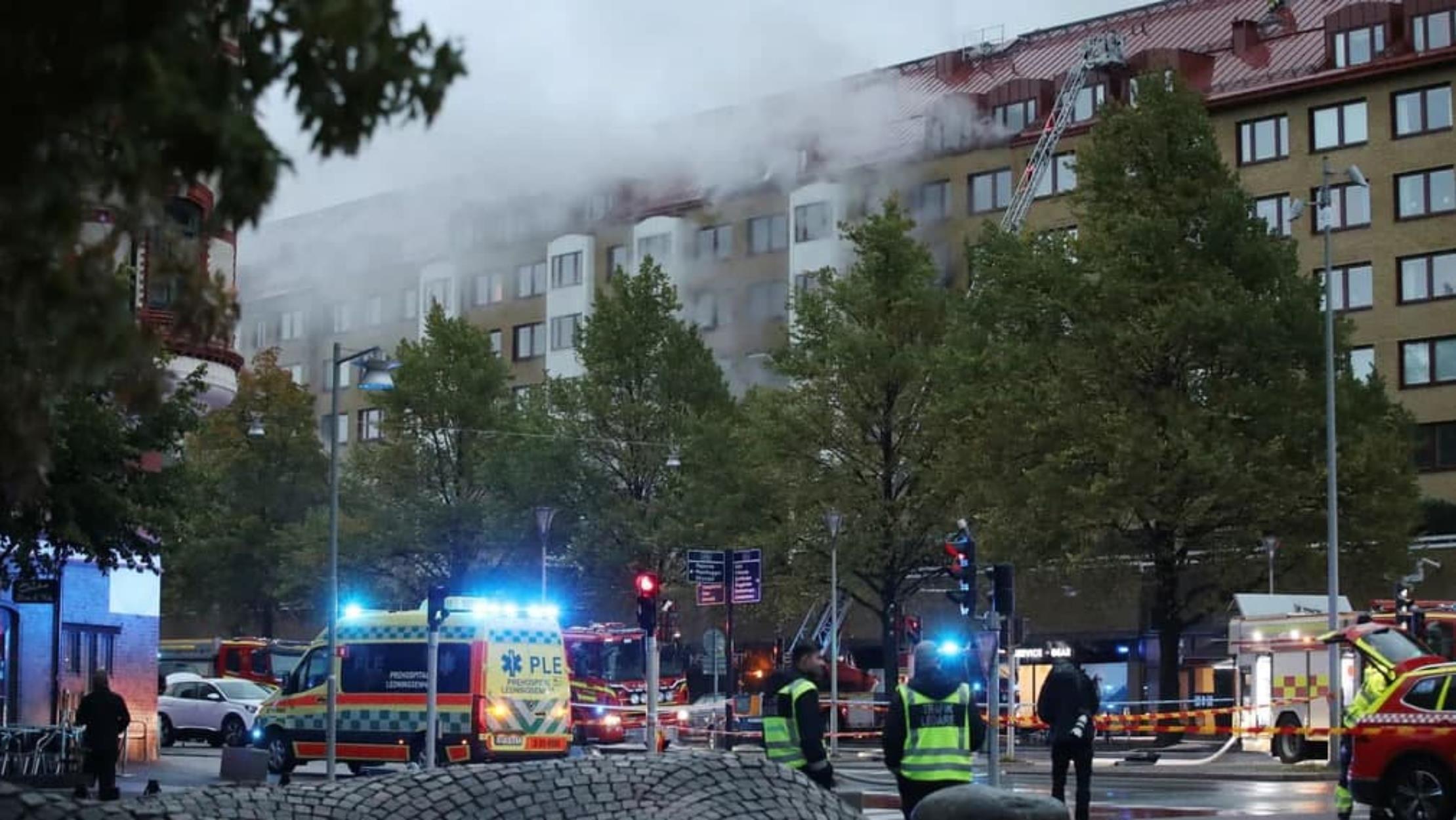 Σουηδία: 25 τραυματίες από έκρηξη σε κτίριο