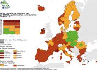 Χάρτες ECDC: Παραμένει στο πορτοκαλί όλη η Ελλάδα