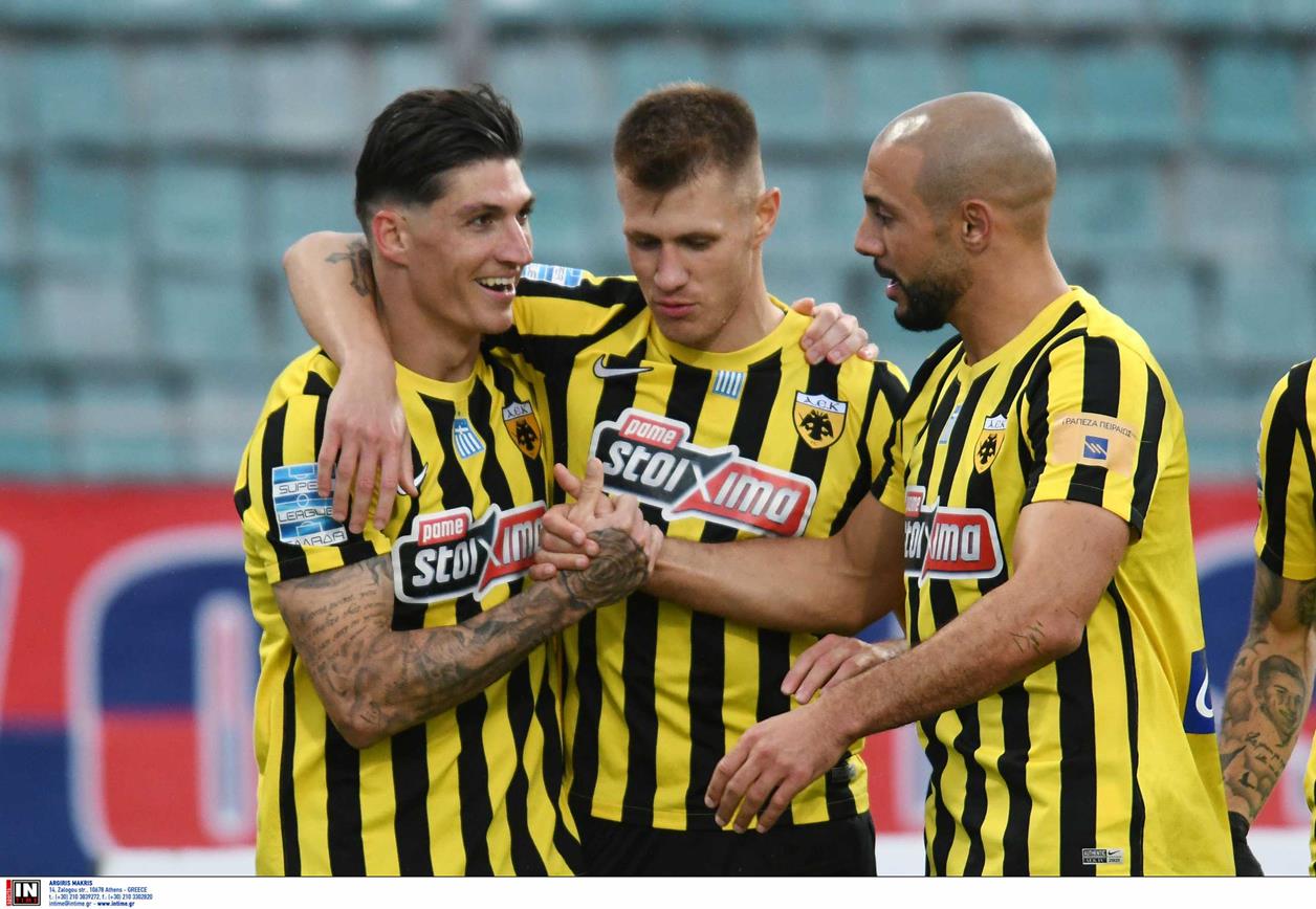Βόλος – ΑΕΚ 1-3: Διπλό για την Ένωση μέσα στο Μπέρνα-Μπέου
