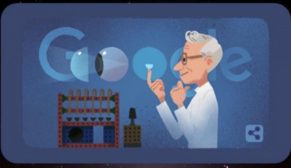 Otto Wichterle: Η Google τιμά με doodle τον δημιουργό των φακών επαφής