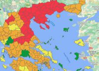 Επιδημιολογικός χάρτης: Στο κόκκινο Σέρρες και Καρδίτσα