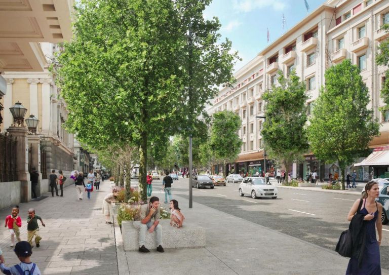 Πανεπιστημίου: Έτσι θα είναι μετά την ανάπλαση – Τέλος του 2021 ξεκινούν τα έργα