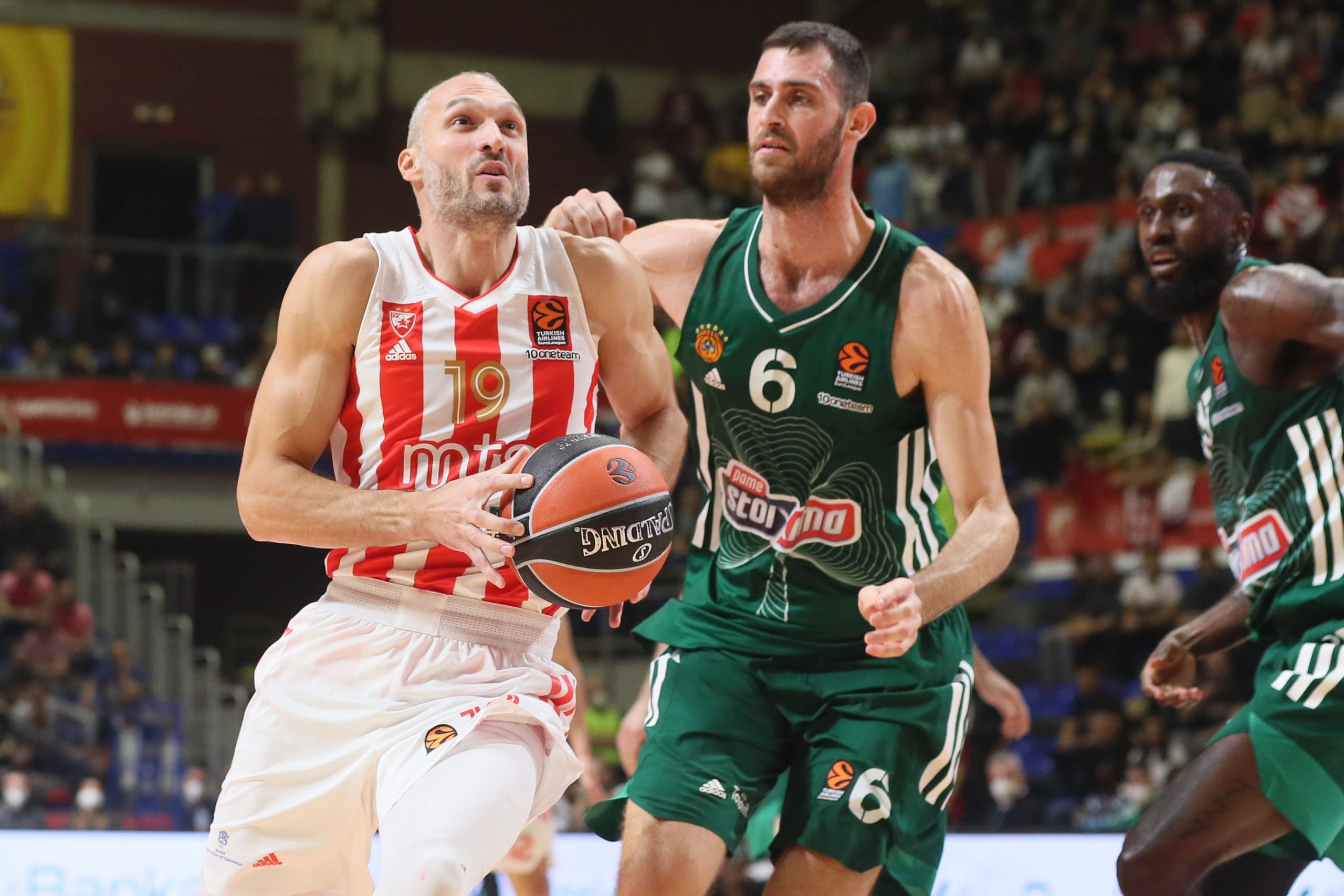 Ερυθρός Αστέρας – ΠΑΟ 81-48: Διασυρμός των πράσινων στο Βελιγράδι