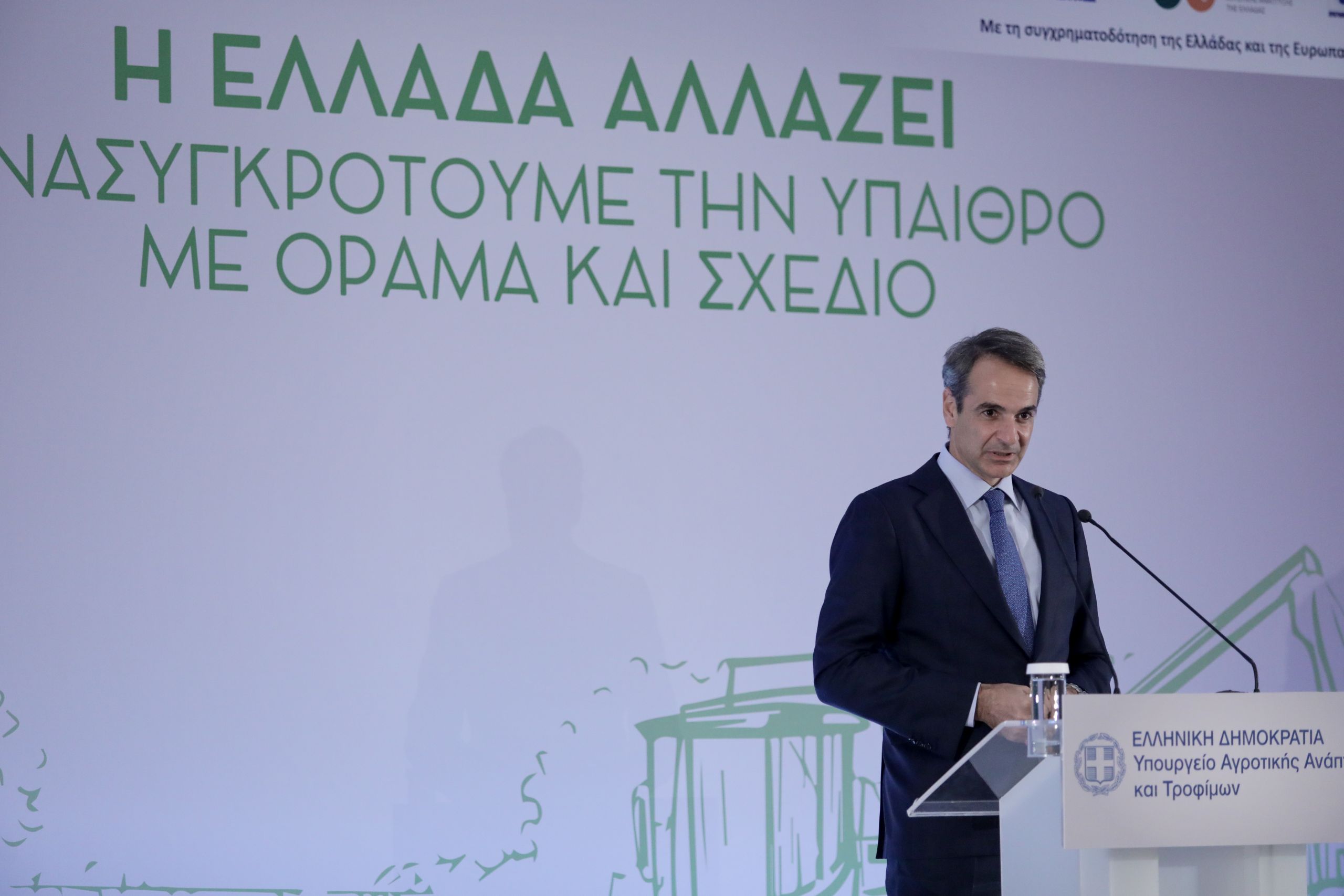 Μητσοτάκης: «Χάνεται το μεγαλύτερο κομμάτι του νερού που κατευθύνεται στην άρδευση»