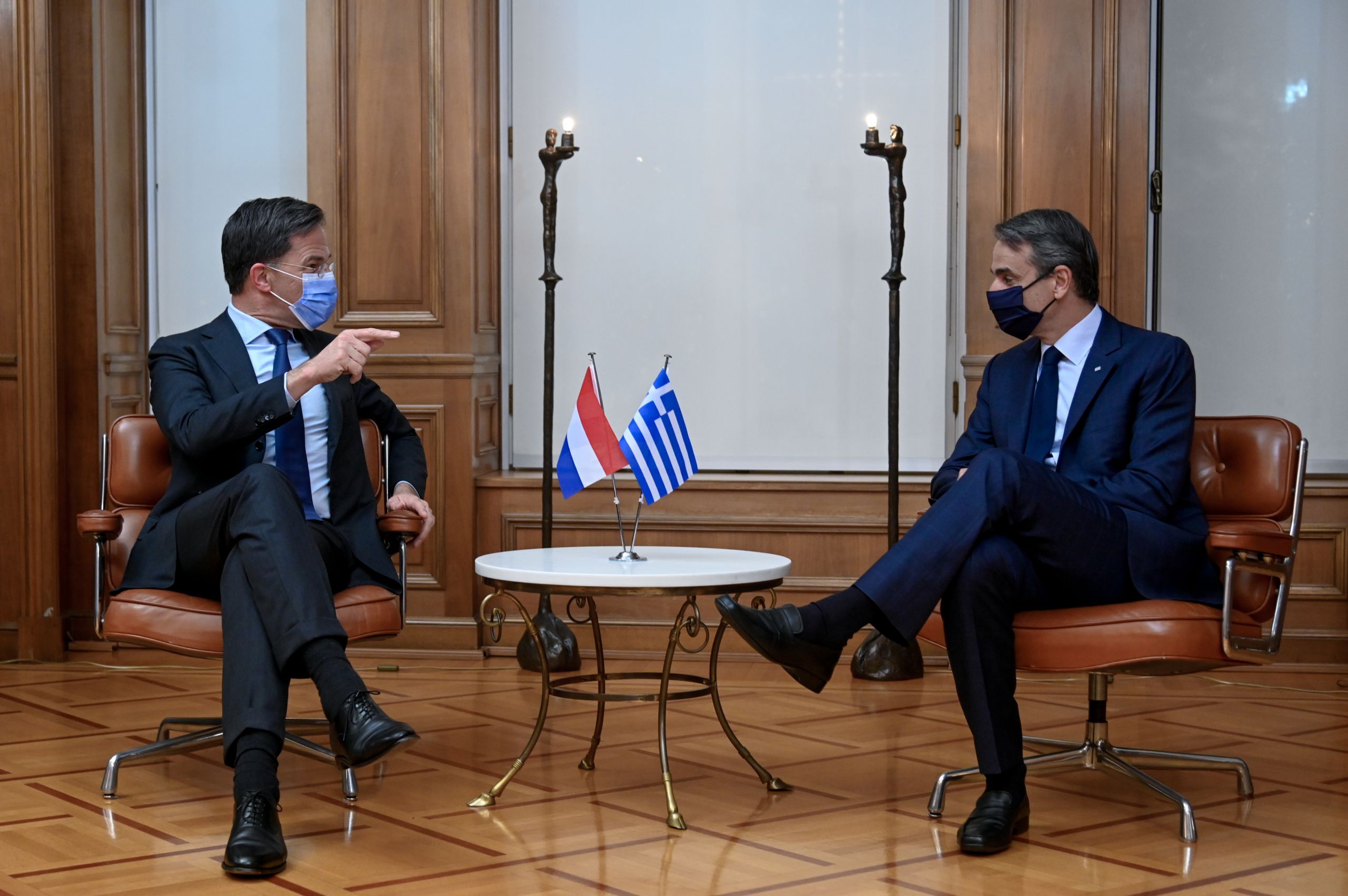 Μητσοτάκης Ρούτε: Κοινή μας επιλογή να μην ξαναπάμε σε lockdown στην Ευρώπη
