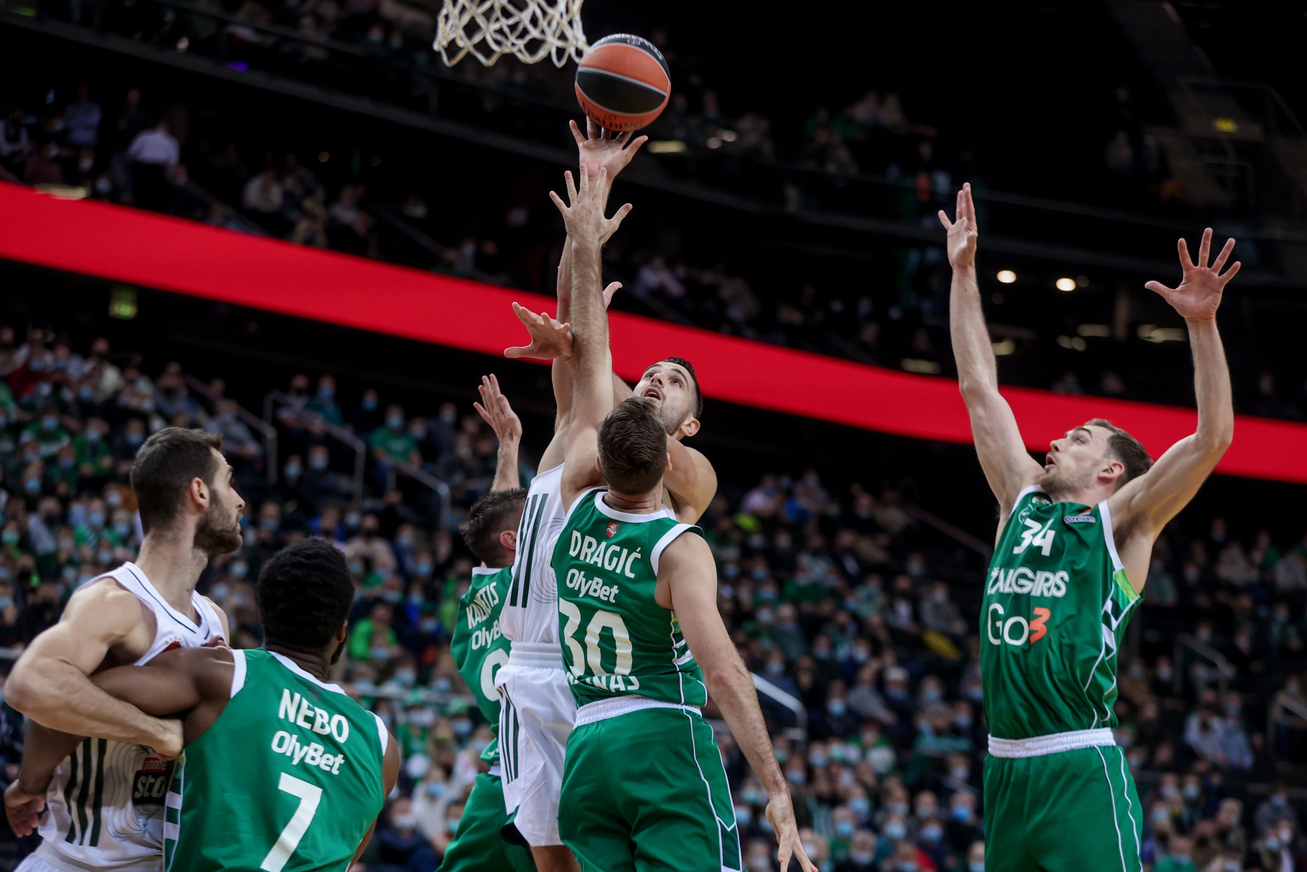Ζάλγκιρις – Παναθηναϊκός 76-69: Νέα ήττα για τους πράσινους