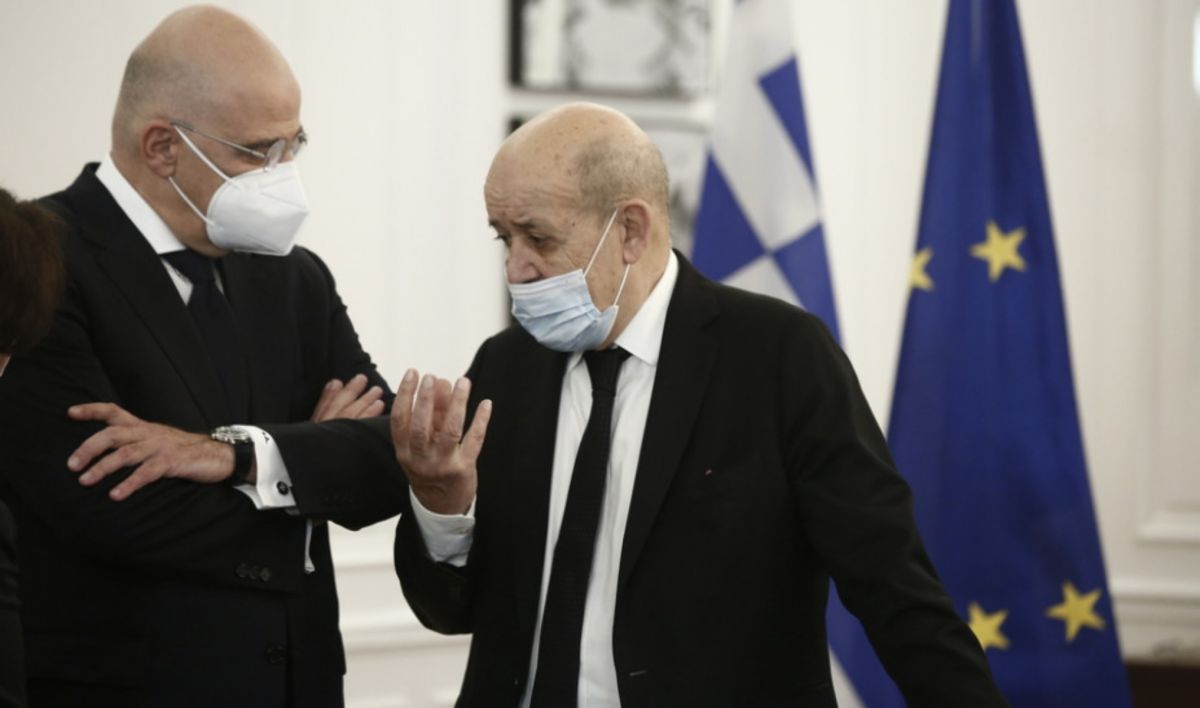 Σε καλό κλίμα η συνάντηση Δένδια –  Λε Ντριάν: Τι συζήτησαν