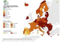 Χάρτες ECDC: Παραμένει στο “βαθύ κόκκινο” όλη η Ελλάδα