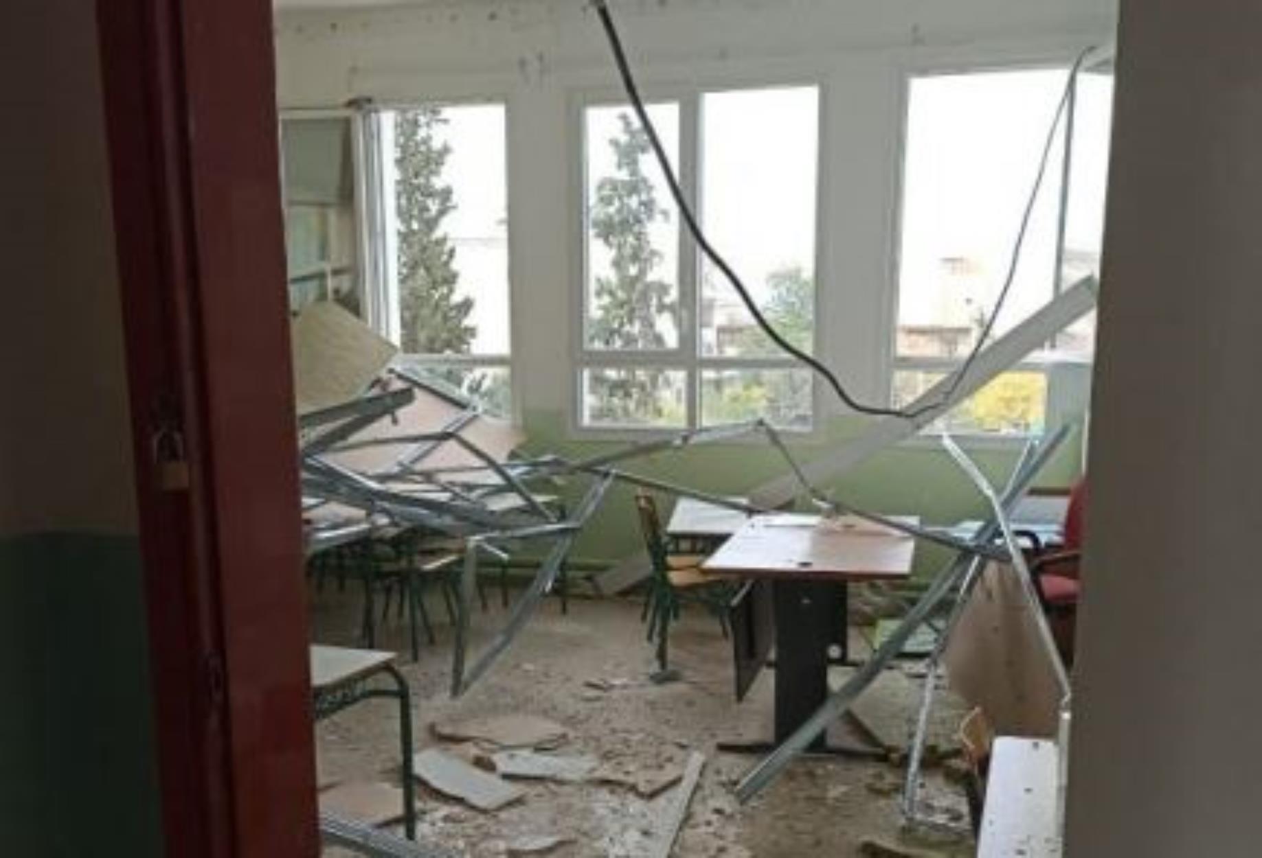 Θεσσαλονίκη: Σοκάρουν οι μαρτυρίες μαθητών για το ταβάνι που έπεσε στην τάξη τους