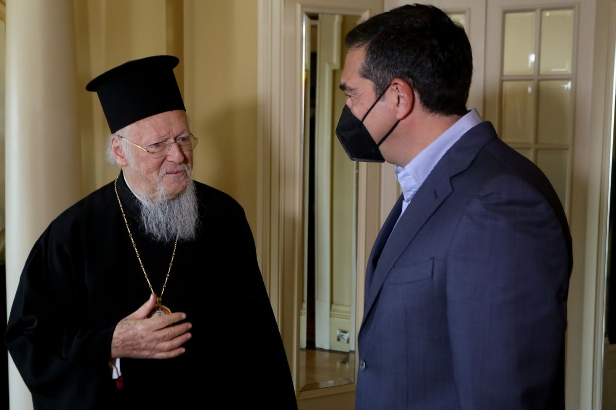 Συνάντηση Τσίπρα με Οικουμενικό Πατριάρχη: Να υπερασπιστούμε την επιστήμη και τη ζωή