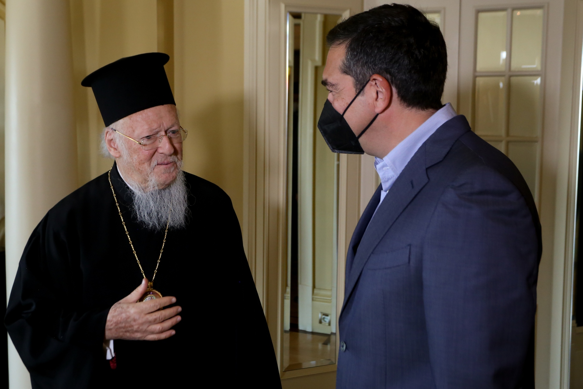 Συνάντηση Τσίπρα με Οικουμενικό Πατριάρχη: Να υπερασπιστούμε την επιστήμη και τη ζωή