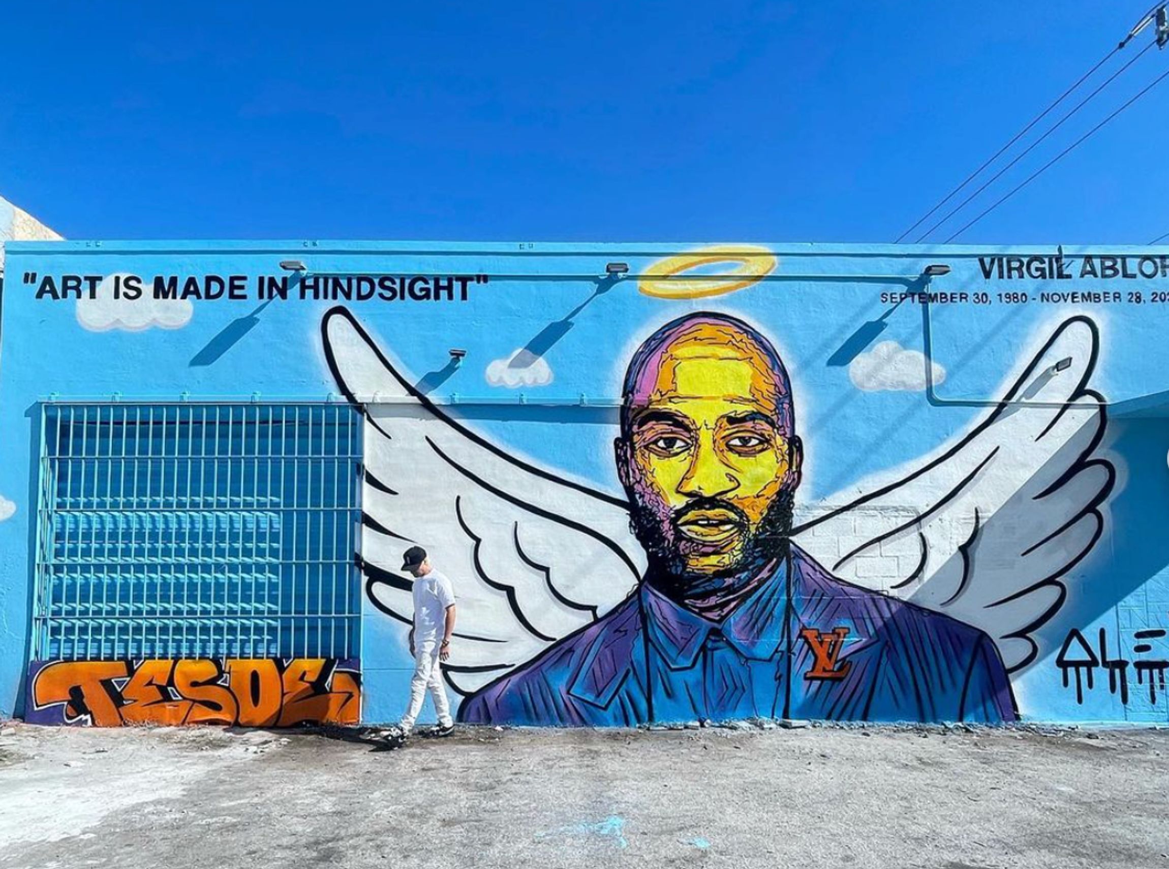 Virgil Abloh: Μία τοιχογραφία φόρος τιμής στον σχεδιαστή μόδας