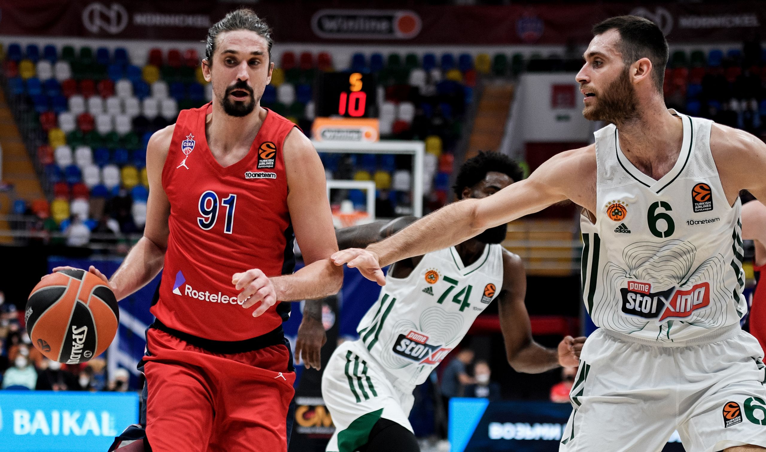 ΤΣΣΚΑ – ΠΑΟ 97-77: Νέα ήττα για τους πράσινους