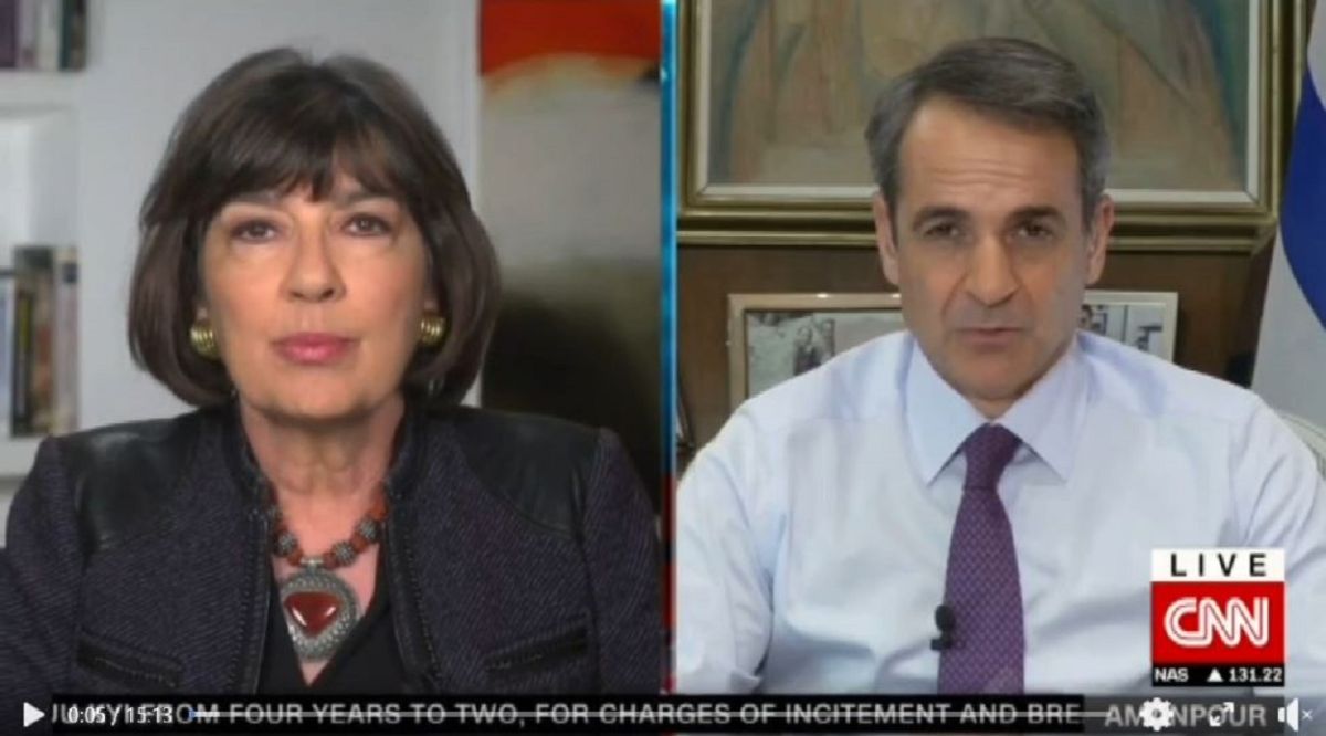 Κυριάκος Μητσοτάκης σε CNN για τον υποχρεωτικό εμβολιασμό