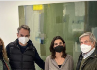 Μητσοτάκης και Μαρέβα στην Πινακοθήκη του δήμου Αθηναίων