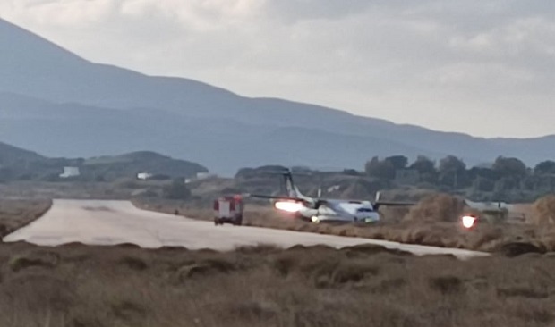 Αεροπορικό ατύχημα στη Μήλο: Αεροσκάφος προσγειώθηκε στα χωράφια