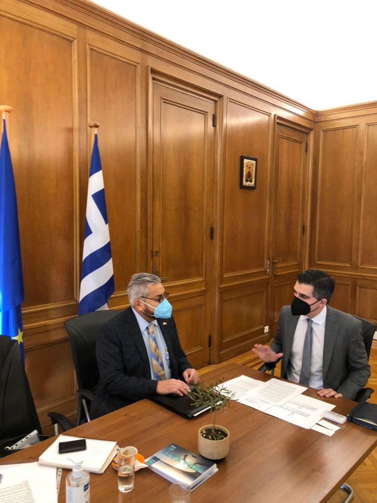 Χρίστος Δήμας: Συνάντηση Χρίστου Δήμα με τον πρέσβη του Μεξικού