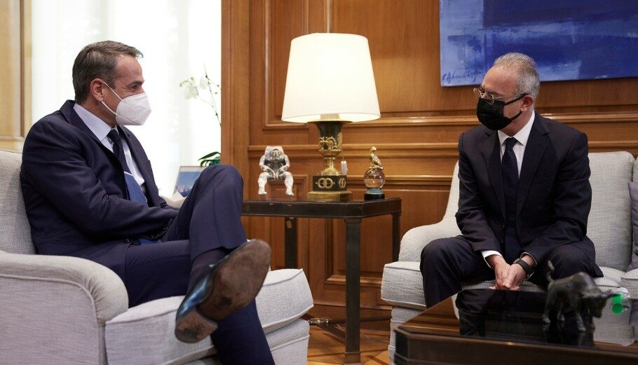 Συνάντηση Μητσοτάκη-Νεοφύτου: Τη στήριξή του στον πρόεδρο του ΔΗΣΥ εξέφρασε ο πρωθυπουργός