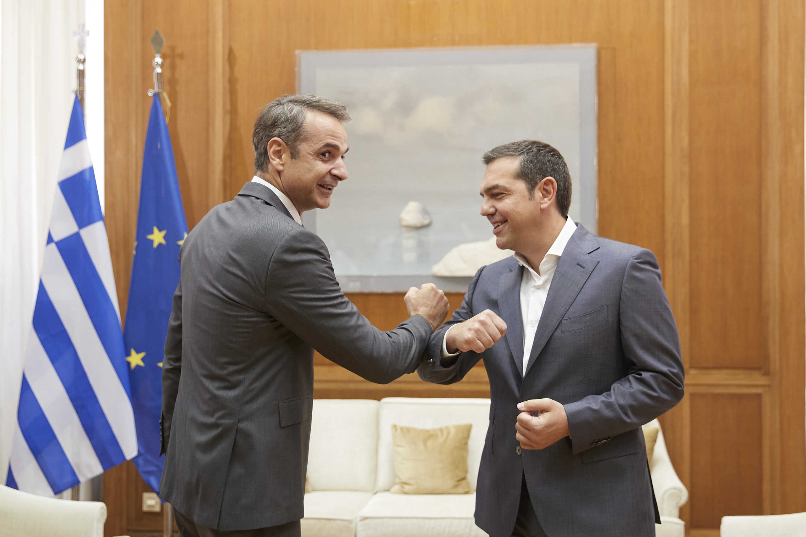 Μητσοτάκης σε Τσίπρα: «Περαστικά, όλα θα πάνε καλά»