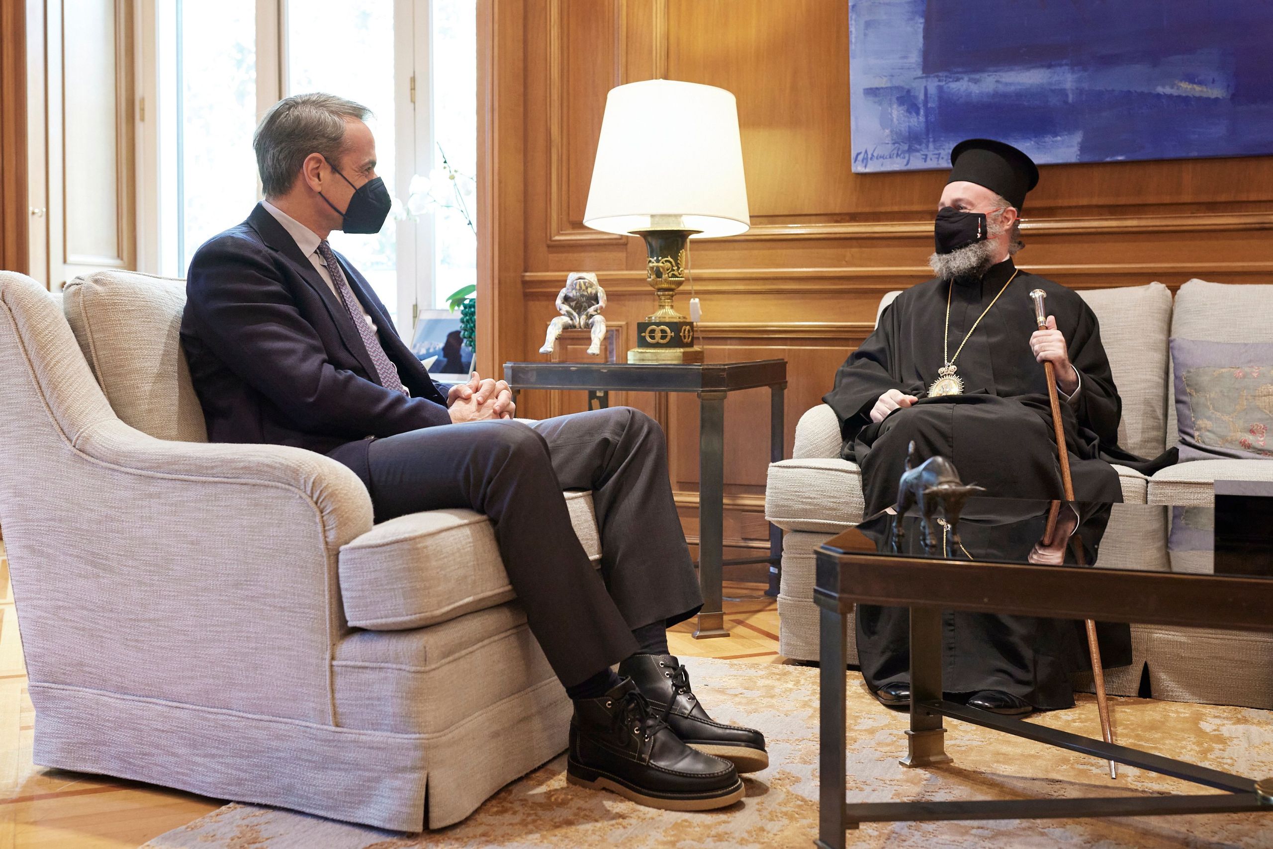 Κυριάκος Μητσοτάκης: Συναντήθηκε με τον Αρχιεπίσκοπο Αυστραλίας