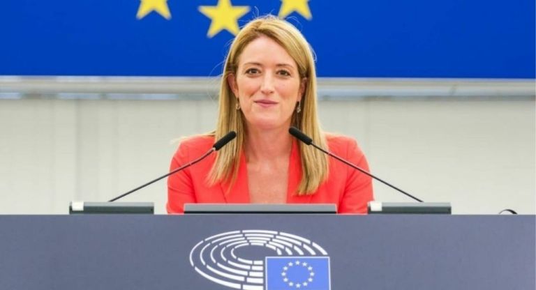 Μετσόλα: Στο Κίεβο μεταβαίνει η πρόεδρος του Ευρωπαϊκού Κοινοβουλίου [pic]