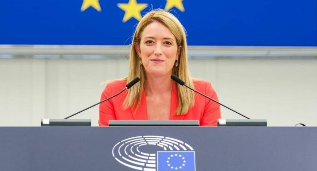 Μετσόλα: Στο Κίεβο μεταβαίνει η πρόεδρος του Ευρωπαϊκού Κοινοβουλίου [pic]