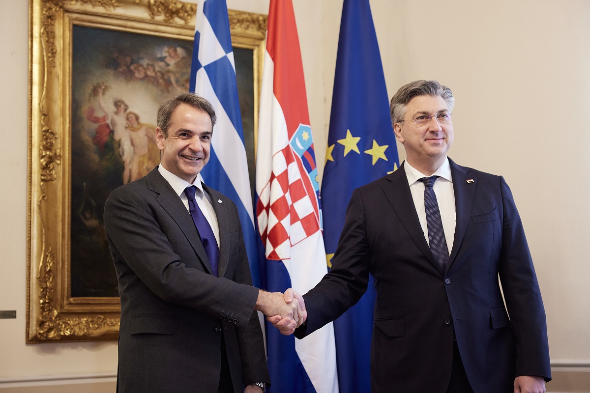 Μητσοτάκης: Στηρίζουμε την ένταξη της Κροατίας στην ευρωζώνη και την Σένγκεν
