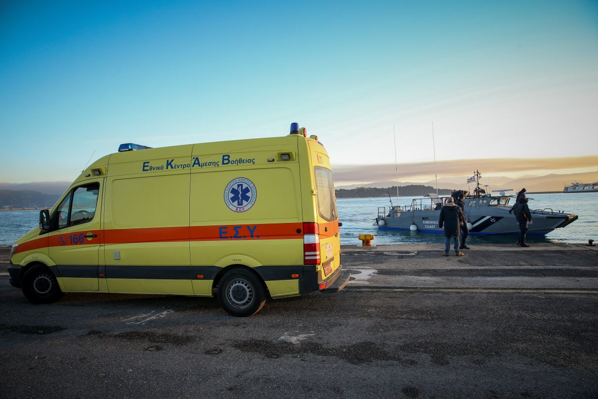 Stranded truck drivers pulled from burning ferry in Corfu